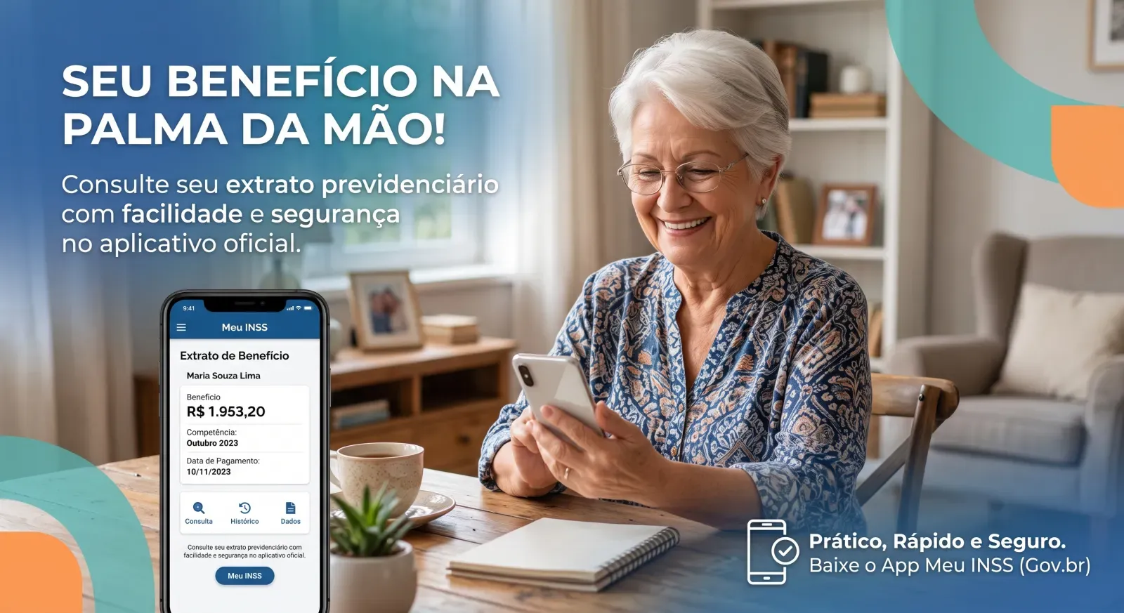 A consulta ao extrato e ao calendário do inss 2026 no celular evita deslocamentos desnecessários às agências bancárias.