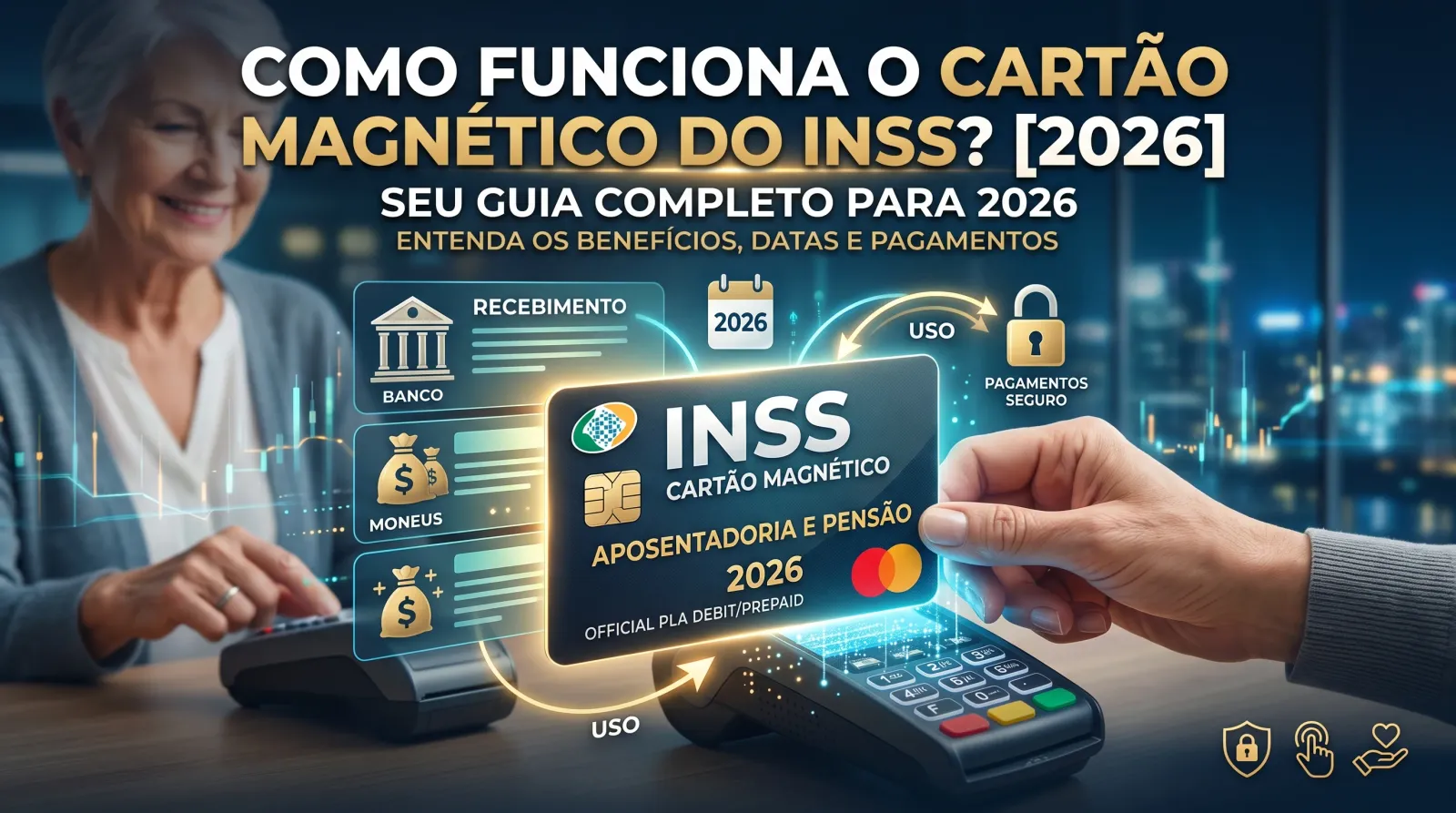 Ilustração do guia sobre Como Funciona o Cartão Magnético do INSS?