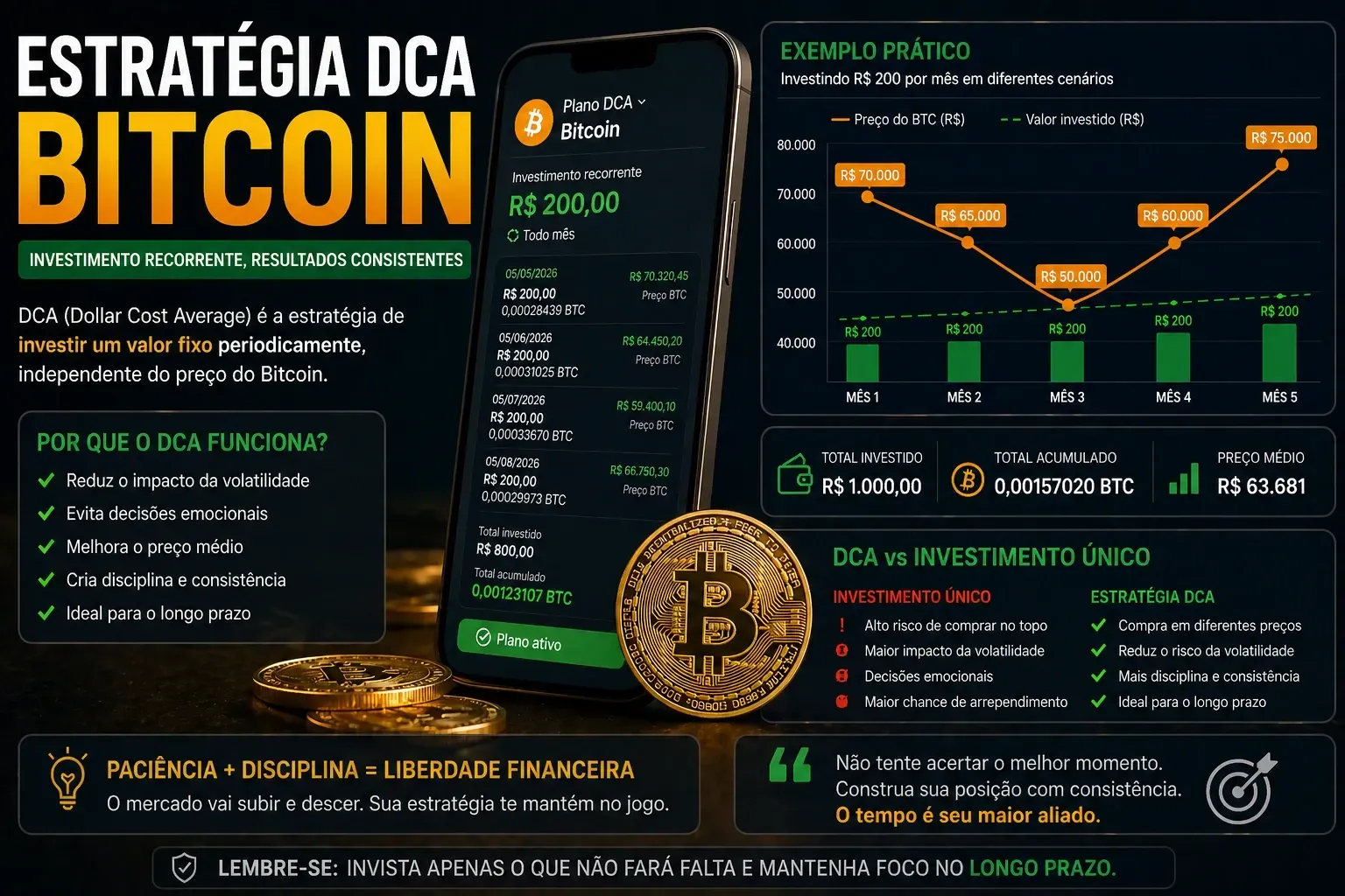 Investir regularmente pode reduzir riscos e aumentar consistência. - Fonte: Imagem gerada por IA (DALL·E / ChatGPT)