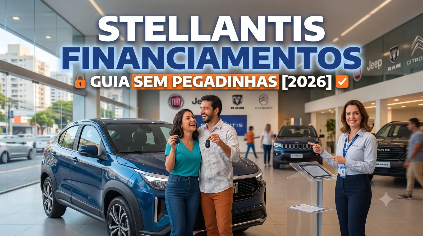 Ilustração do guia sobre Stellantis Financiamentos: Guia Sem Pegadinhas 2026
